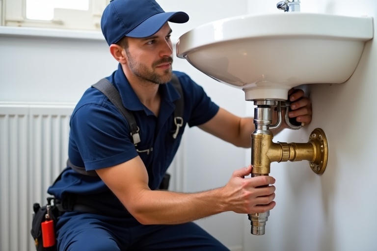 Emergency Plumber At Work Denver